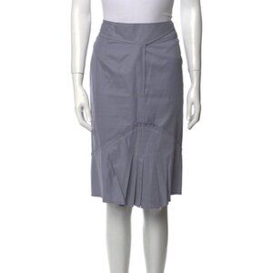 🩵YVES SAINT LAURENT RIVE GAUCHE Vintage Knee-Length Skirt